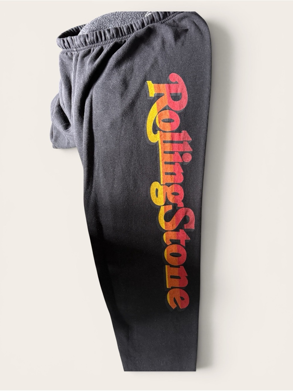 Aviator Nation Women's M "Rock Vibes" Black Sweatpants RARE!